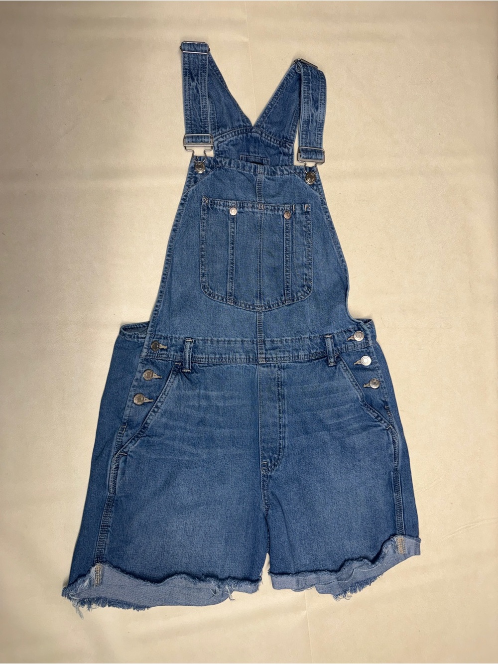 GAP Blue Denim Short Overalls for Kids